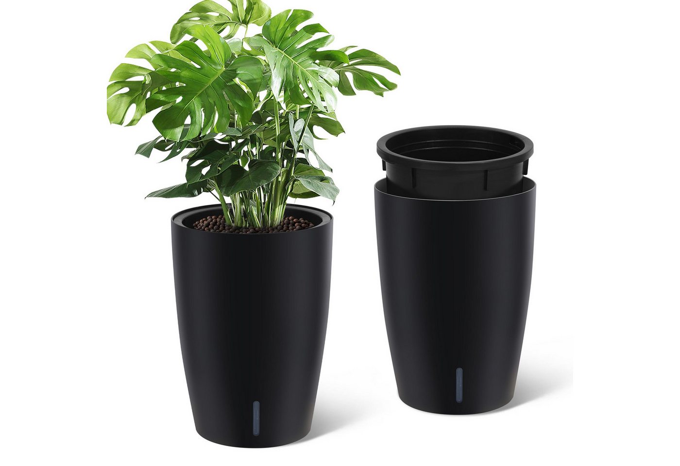 GarveeMore Blumentopf 2-teiliges 16-Zoll-Pflanzgefäß-Set,Selbstbewässernde Blumentöpfe, Mit integrierter Entwässerung und visueller Wasserstandsanzeige GarveeMore Blumentopf 2-teiliges 16-Zoll-Pflanzgefäß-Set,Selbstbewässernde Blumentöpfe, Mit integrierter Entwässerung und visueller Wasserstandsanzeige von GarveeMore