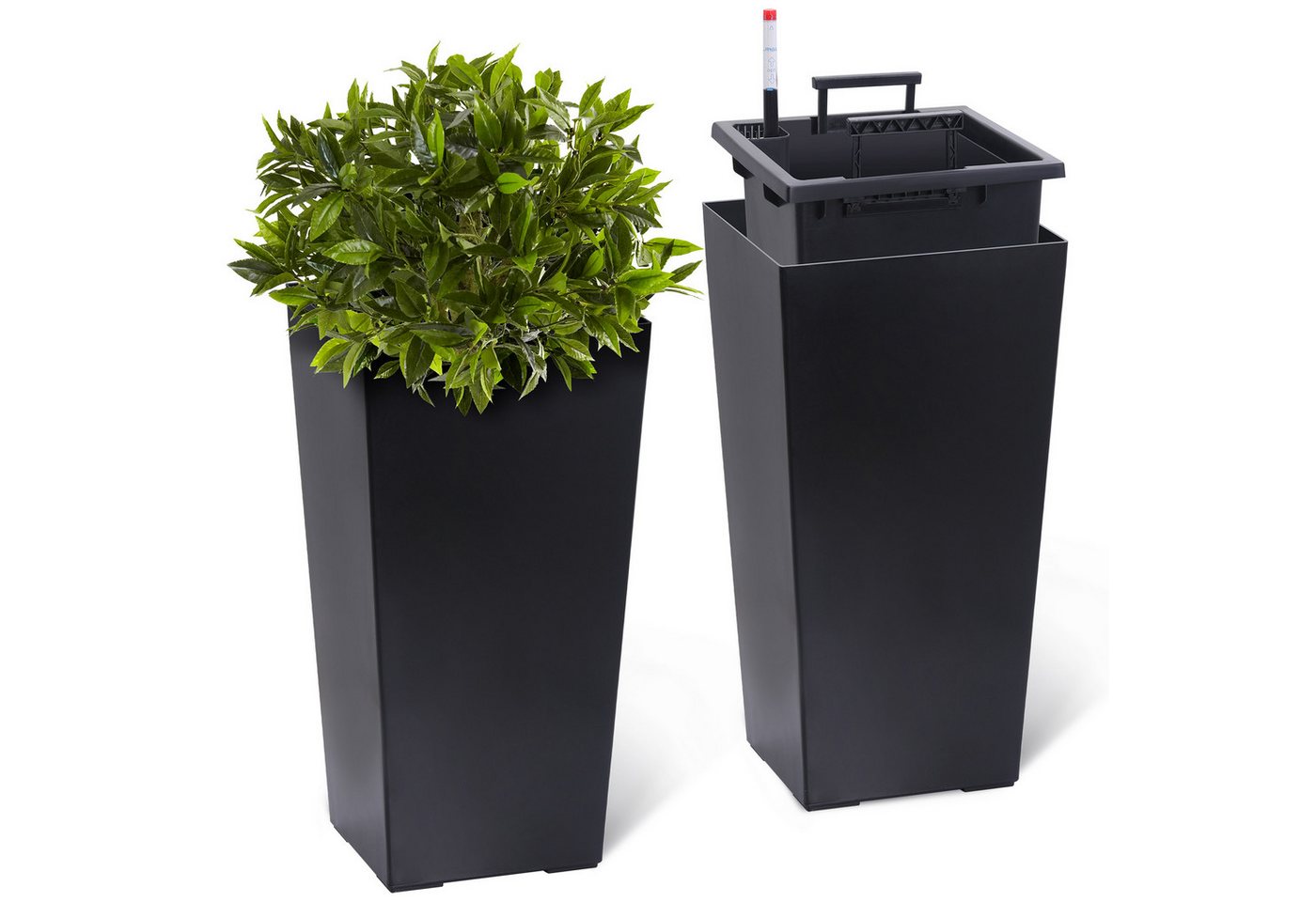 GarveeMore Blumentopf 55/57CM Blumentopf Set 2,mit Drainagelöchern, Wasserstandsanzeige, Automatische Bewässerung system,Pflanzgefäße für Außen Innenbereich GarveeMore Blumentopf 55/57CM Blumentopf Set 2,mit Drainagelöchern, Wasserstandsanzeige, Automatische Bewässerung system,Pflanzgefäße für Außen Innenbereich von GarveeMore