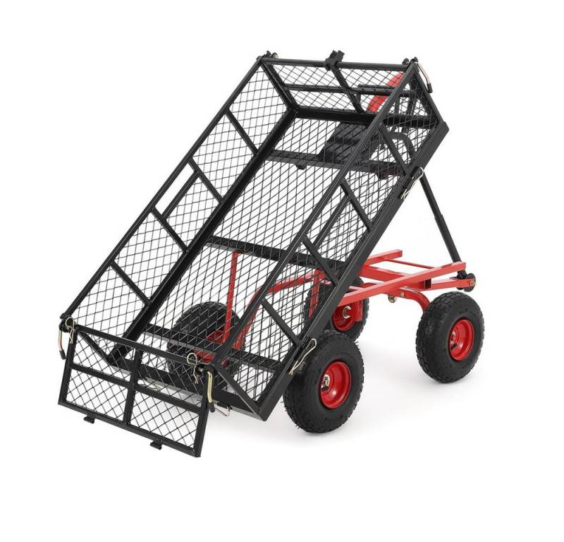 GarveeMore Bollerwagen 880 lbs Kapazität Mesh Stahl Gartenkarren mit 4 abnehmbaren Seiten GarveeMore Bollerwagen 880 lbs Kapazität Mesh Stahl Gartenkarren mit 4 abnehmbaren Seiten von GarveeMore
