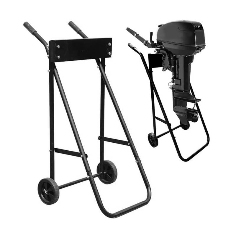 GarveeMore Bollerwagen Außenbordmotorwagen 85 kg Kapazität klappbar von GarveeMore