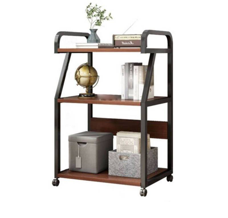 GarveeMore Bücherregal Multi-Layer Storage Bücherregal mit Rädern von GarveeMore