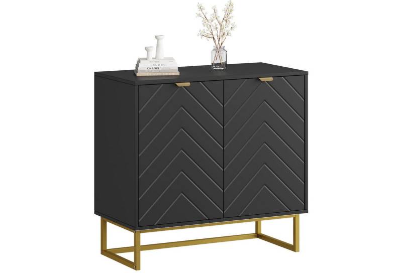 GarveeMore Buffet 31,5" Modern Sideboard Buffet Schrank mit Lagerung verstellbares Regal von GarveeMore