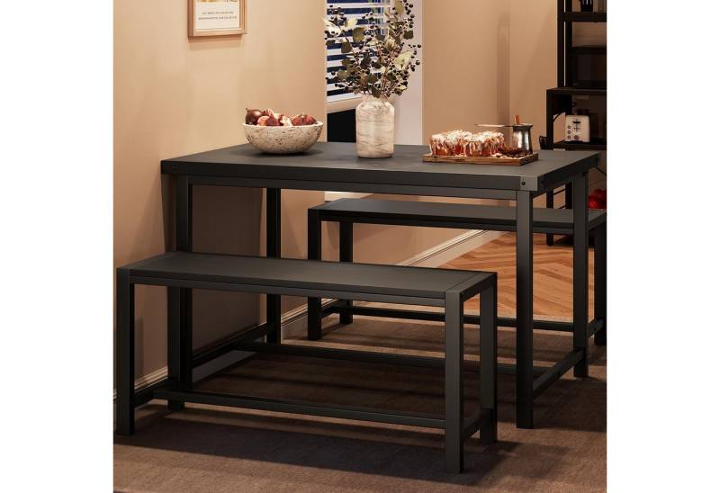 GarveeMore Essgruppe 3er-set, 3-tlg., esstisch mit 2 bänken GarveeMore Essgruppe 3er-set, 3-tlg., esstisch mit 2 bänken von GarveeMore