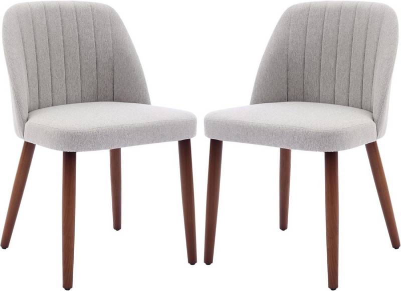 GarveeMore Esszimmerstuhl 2er-Set mit gepolsterter Sitzfläche und Holzbeinen,moderner Stoff, Esszimmerstuhl für Küche, Esszimmer, Restaurant GarveeMore Esszimmerstuhl 2er-Set mit gepolsterter Sitzfläche und Holzbeinen,moderner Stoff, Esszimmerstuhl für Küche, Esszimmer, Restaurant von GarveeMore