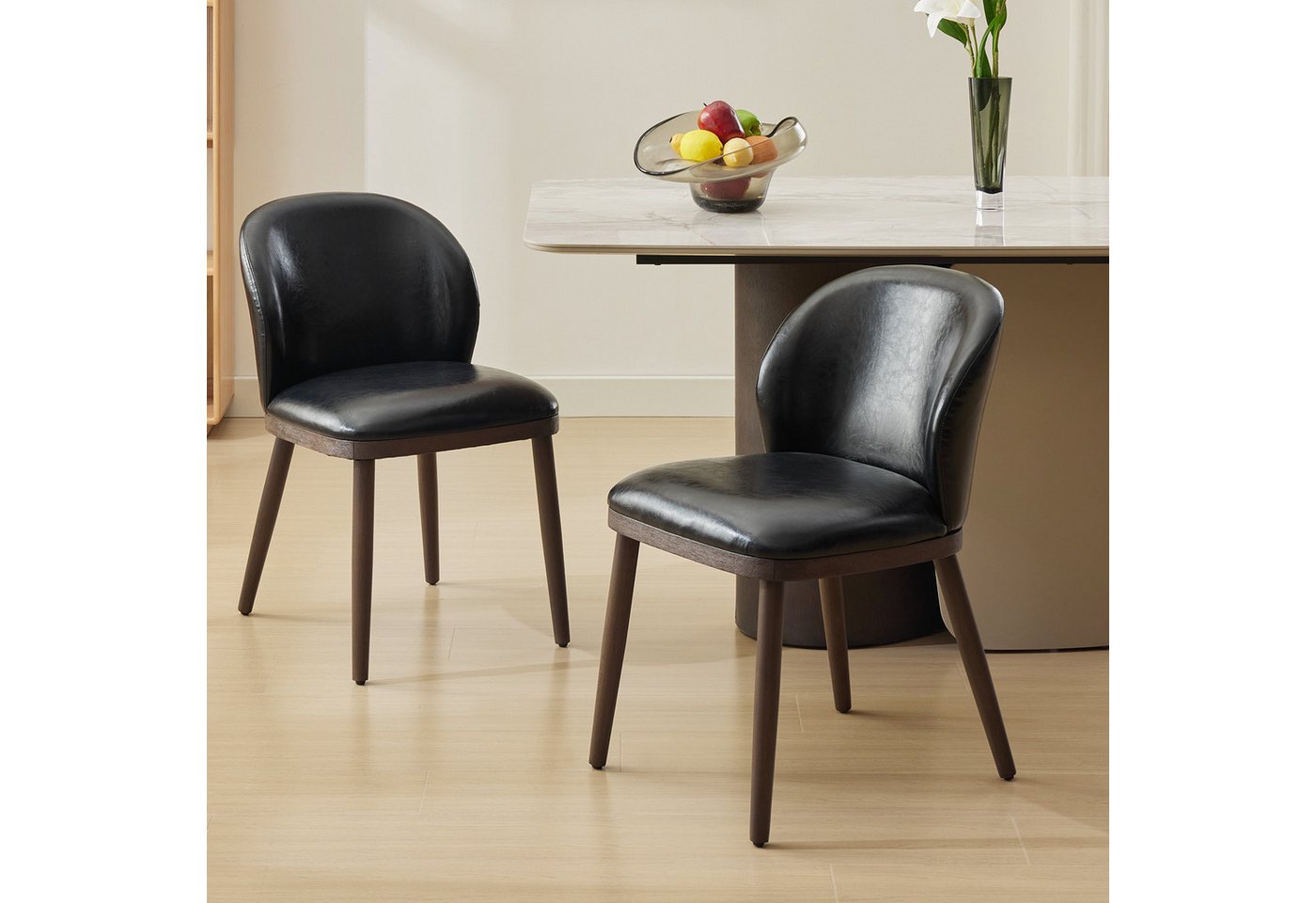GarveeMore Esszimmerstuhl 2er-set,moderne gepolsterte Küchenstühle mit ergonomischer Rückenlehne, Esszimmerstühle mit Holzbeinen für Küche,Esszimmer GarveeMore Esszimmerstuhl 2er-set,moderne gepolsterte Küchenstühle mit ergonomischer Rückenlehne, Esszimmerstühle mit Holzbeinen für Küche,Esszimmer von GarveeMore