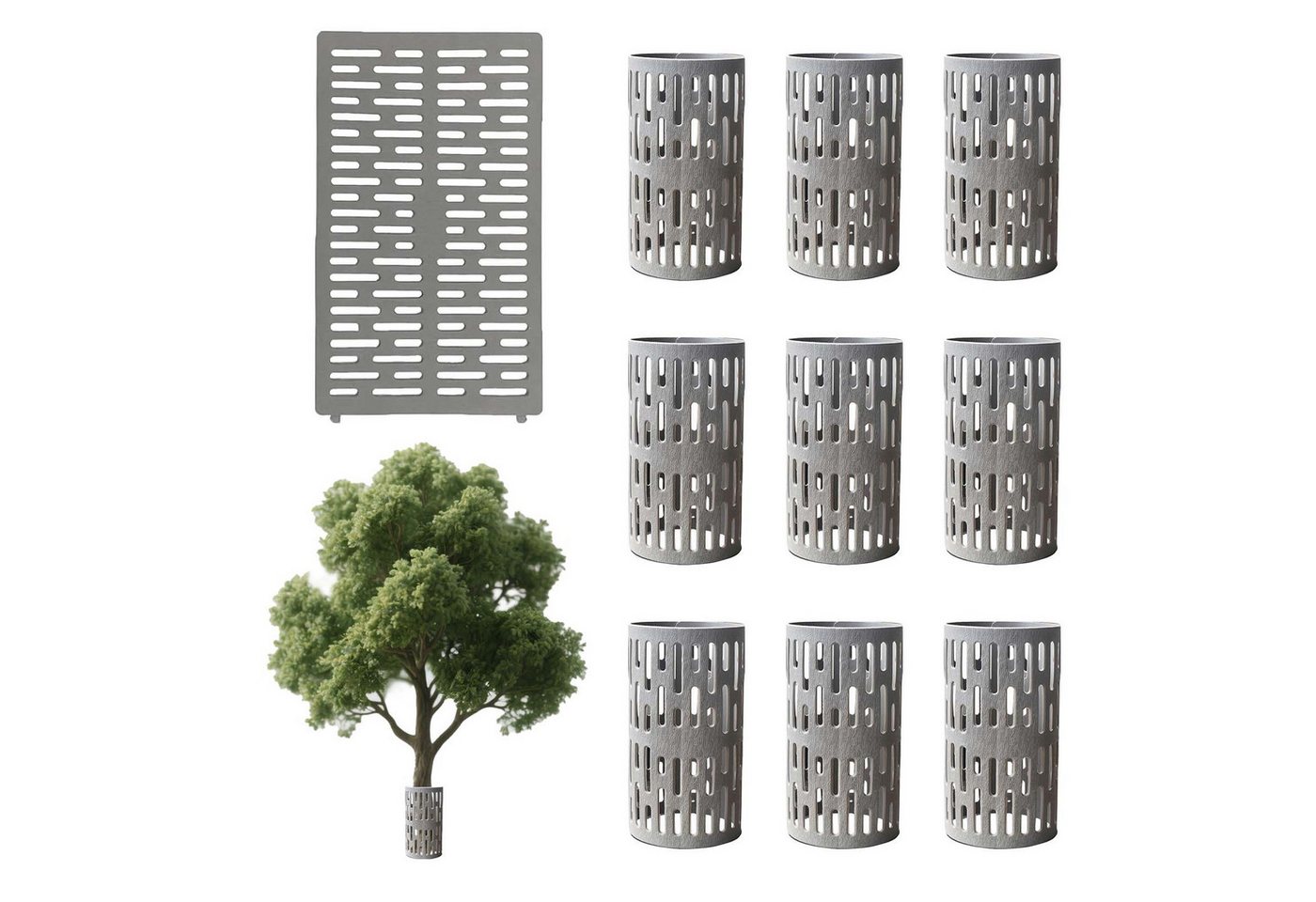 GarveeMore Gartenpflege-Set 10Pcs Plant Trunk Protector Tpu Einstellbare Baumabdeckung GarveeMore Gartenpflege-Set 10Pcs Plant Trunk Protector Tpu Einstellbare Baumabdeckung von GarveeMore