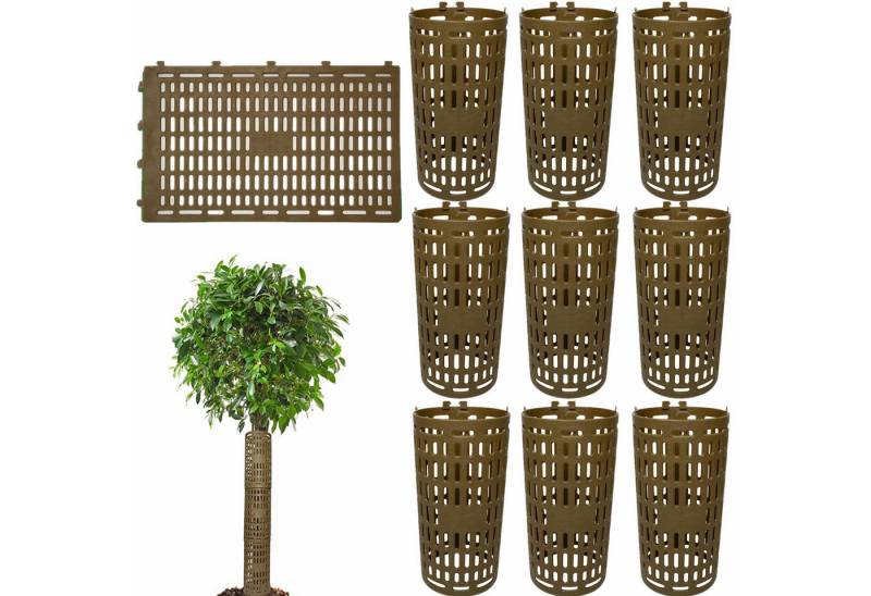 GarveeMore Gartenpflege-Set 10pcs Pflanze Stamm Protectors Verstellbare Baum Wraps Mesh Baum Stamm von GarveeMore
