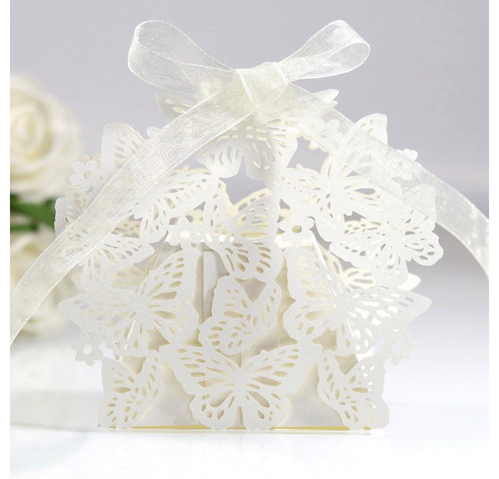 GarveeMore Geschenkbox 50pcs Hohle Schmetterling Hochzeit Süßigkeiten Box GarveeMore Geschenkbox 50pcs Hohle Schmetterling Hochzeit Süßigkeiten Box von GarveeMore