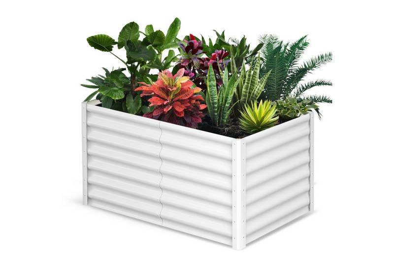 GarveeMore Hochbeet Erhobenes Gartenbett Metall Erhobene Gartenbetten Outdoor Planter Box GarveeMore Hochbeet Erhobenes Gartenbett Metall Erhobene Gartenbetten Outdoor Planter Box von GarveeMore