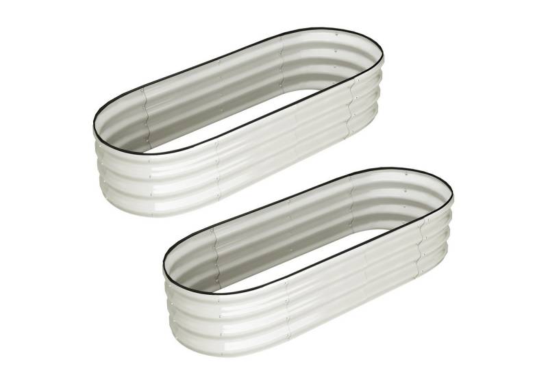 GarveeMore Hochbeet Gartenbeet aus verzinktem Stah 137x61x30cm GarveeMore Hochbeet Gartenbeet aus verzinktem Stah 137x61x30cm von GarveeMore