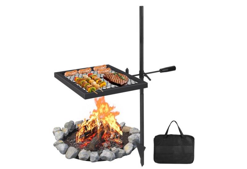 GarveeMore Holzkohlegrill Faltbares Lagerfeuer Grill Lagerfeuer Kochgeräte von GarveeMore