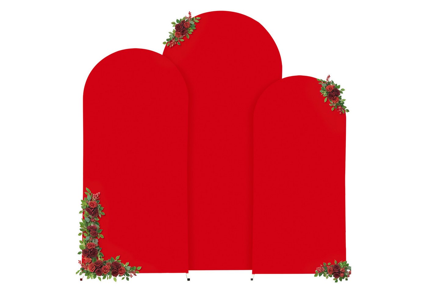 GarveeMore Hussen-Set Hochzeit Bogen Stoff Set 3-Stück Set 6Ft + 6.6Ft + 7.2Ft GarveeMore Hussen-Set Hochzeit Bogen Stoff Set 3-Stück Set 6Ft + 6.6Ft + 7.2Ft von GarveeMore