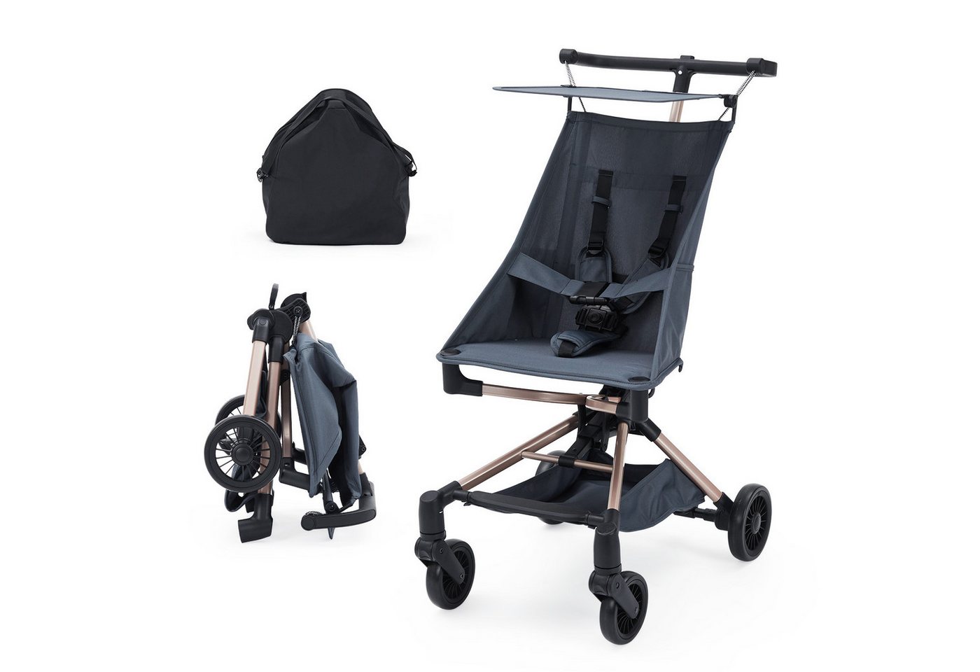 GarveeMore Kinder-Buggy Leichter Kinderwagen Faltbarer Reisebuggy ab 6 Monaten von GarveeMore