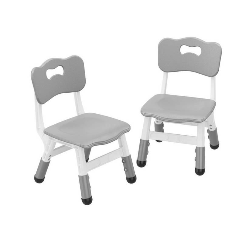 GarveeMore Kindersitzgruppe Kinderstuhl Set von 2, 3 Ebene Höhenverstellbar von GarveeMore