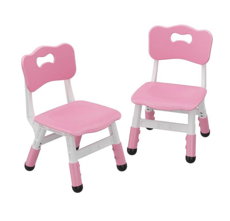 GarveeMore Kindersitzgruppe Kinderstuhl Set von 2, 3 Ebene Höhenverstellbar von GarveeMore
