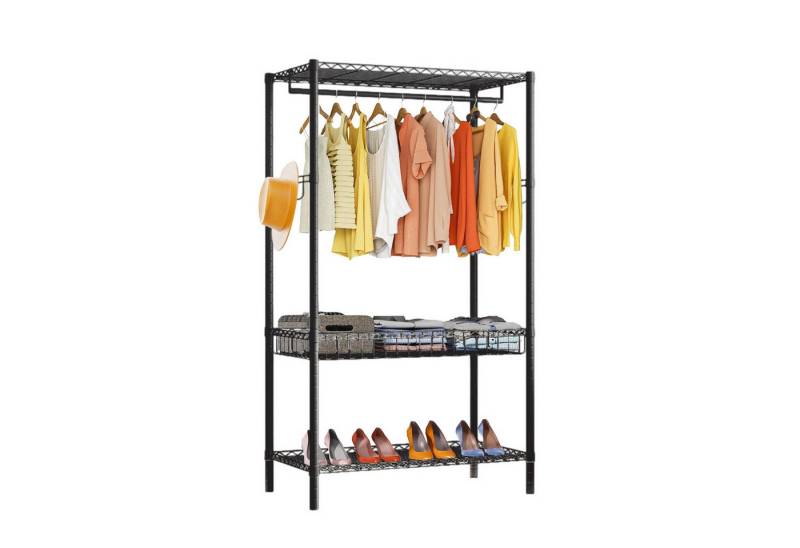 GarveeMore Kleiderständer Metall Vertikale Kleiderbügel Garderobe Rack für Home Wohnzimmer von GarveeMore