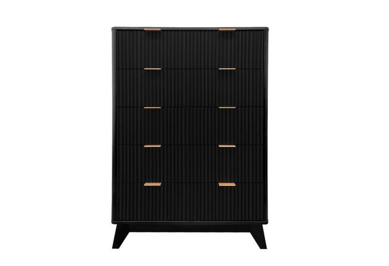 GarveeMore Kommode Fluted 5 Schubladen Dresser 48" hohe moderne Kommode von GarveeMore
