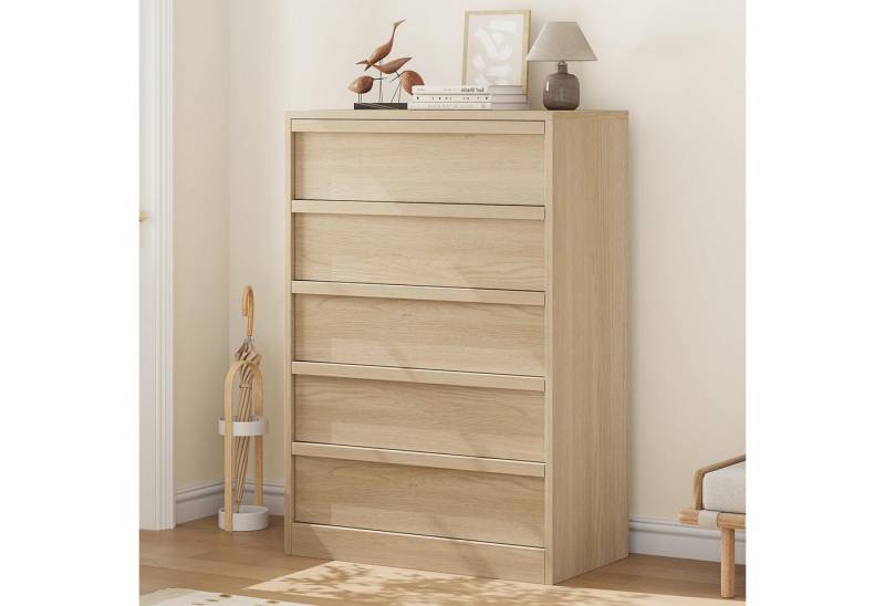 GarveeMore Kommode Hohe Kommode mit großem Stauraum, moderner Kommoden-Organizer von GarveeMore