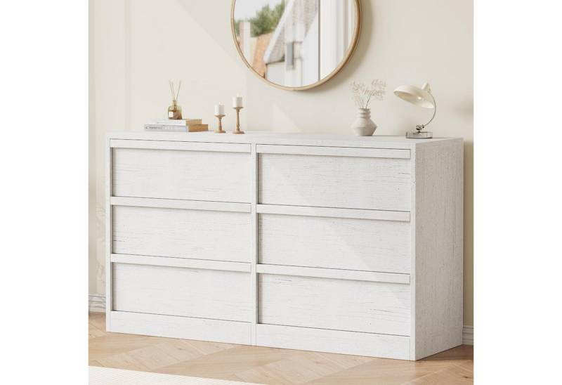 GarveeMore Kommode Holzkommode mit großem Stauraum von GarveeMore