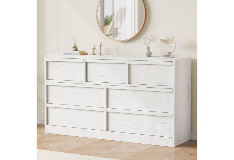 GarveeMore Kommode Holzkommode mit großem Stauraum von GarveeMore