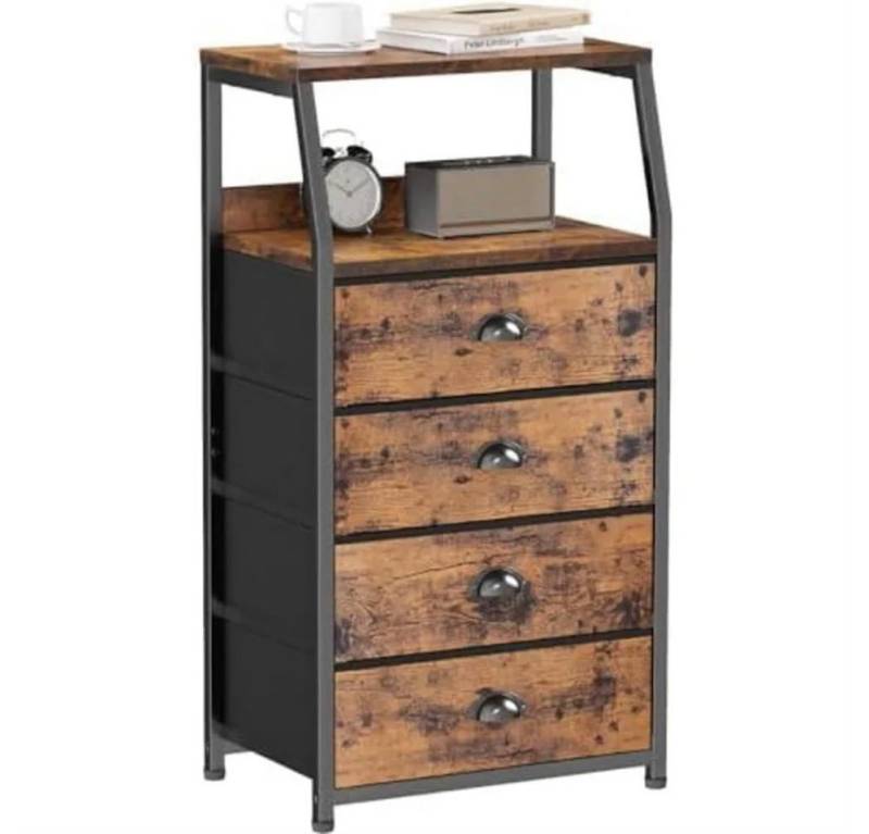 GarveeMore Kommode Kommode Mit 4 Schubladen Nachttisch Beistelltisch Nachtschrank GarveeMore Kommode Kommode Mit 4 Schubladen Nachttisch Beistelltisch Nachtschrank von GarveeMore