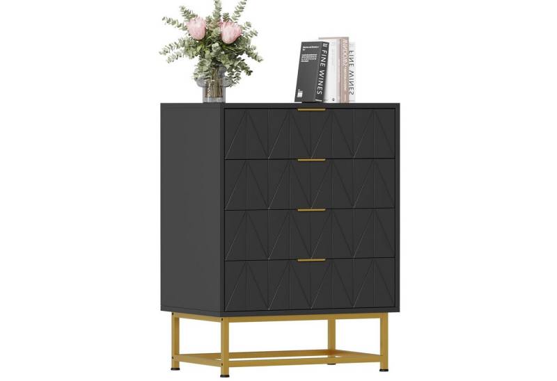 GarveeMore Kommode Kommode mit 4 Schubladen Sideboard Schubladenschrank 60x40x80cm GarveeMore Kommode Kommode mit 4 Schubladen Sideboard Schubladenschrank 60x40x80cm von GarveeMore