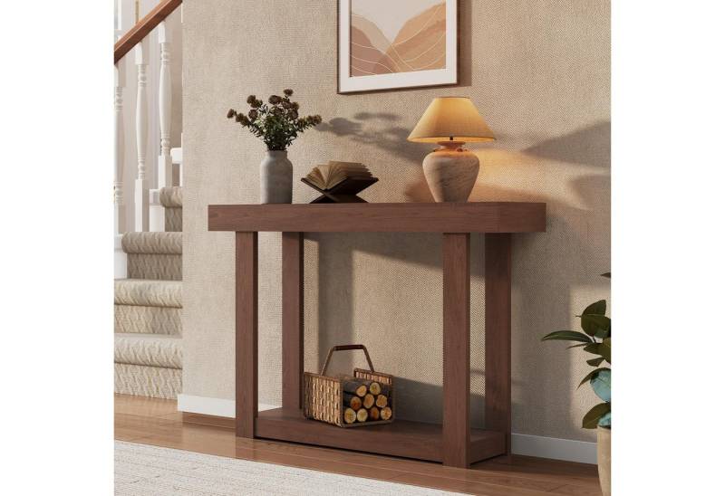 GarveeMore Konsolentisch Holz Konsole Tisch 46-Zoll schmale Konsole Tisch für Eingang GarveeMore Konsolentisch Holz Konsole Tisch 46-Zoll schmale Konsole Tisch für Eingang von GarveeMore