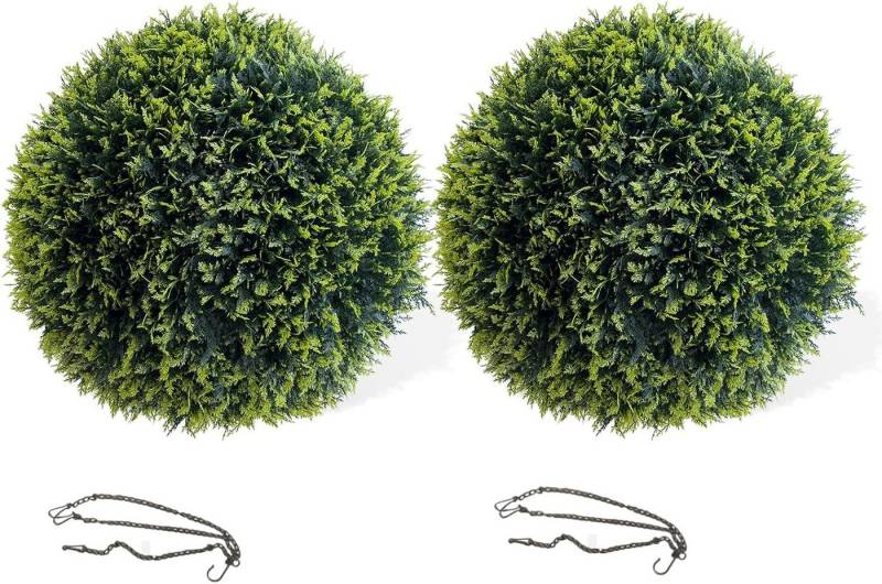 GarveeMore Kübelpflanzen Künstliche Pflanze Cedar Topiary Kugeln 2PCS, Topiary Kugel Garten GarveeMore Kübelpflanzen Künstliche Pflanze Cedar Topiary Kugeln 2PCS, Topiary Kugel Garten von GarveeMore