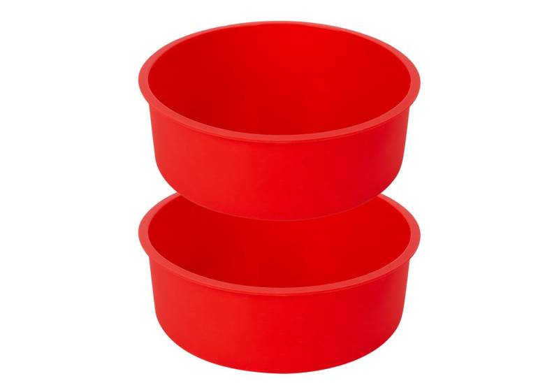 GarveeMore Küche 2PCS Silikon-Kuchenform 6“ Runde Backform Silikon-Kuchenform Antihaft von GarveeMore