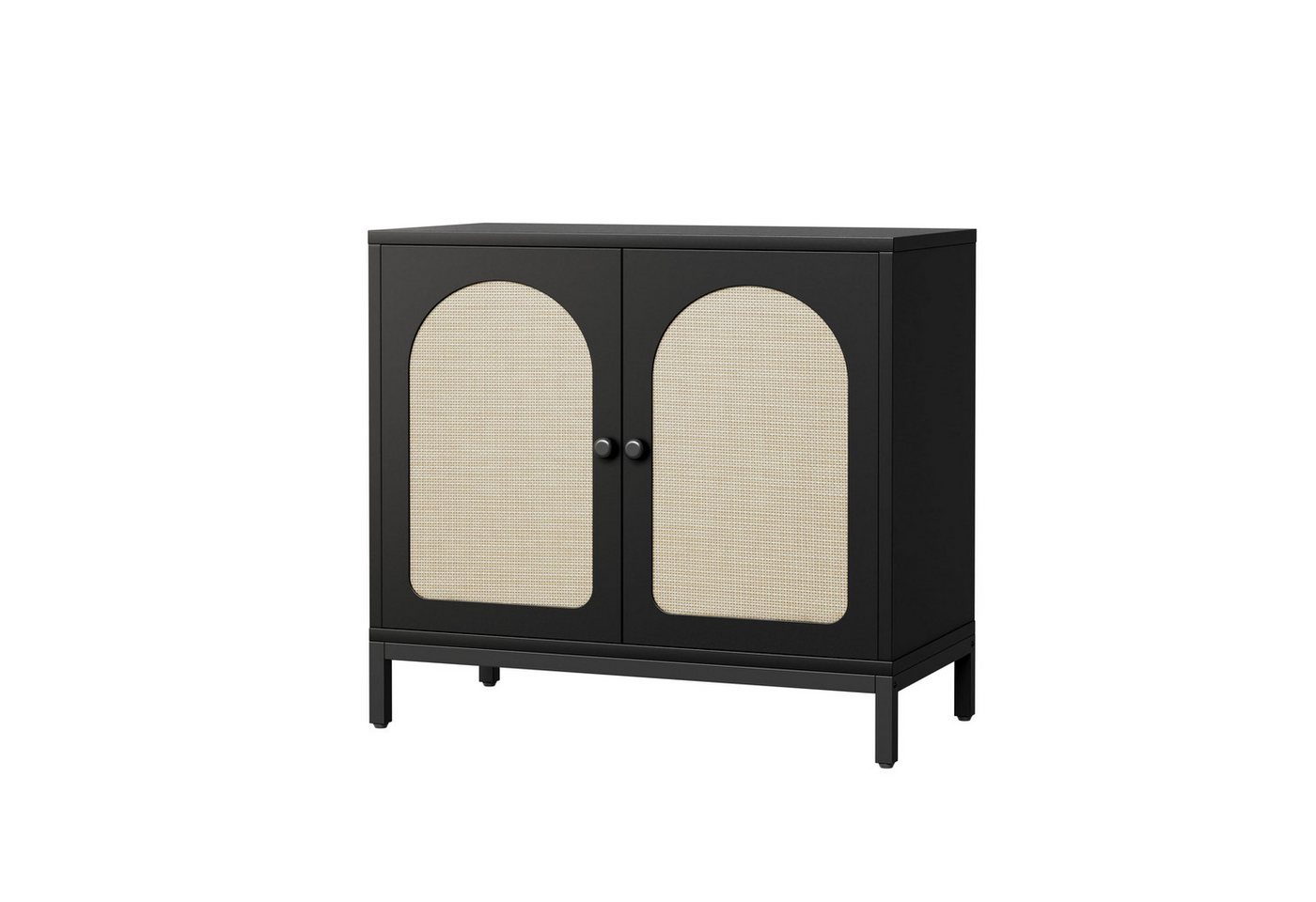 GarveeMore Küchenbuffet Geweben Rattan Sideboard Schrank Küche Schrank verstellbares Regal GarveeMore Küchenbuffet Geweben Rattan Sideboard Schrank Küche Schrank verstellbares Regal von GarveeMore