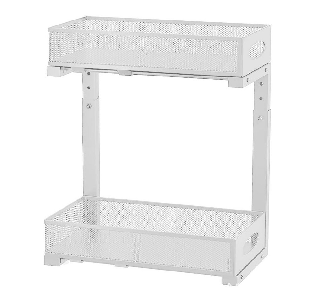 GarveeMore Küchenregal Kohlenstoffstahl unter Spüle Speicher Pull-Out Schublade Regal von GarveeMore