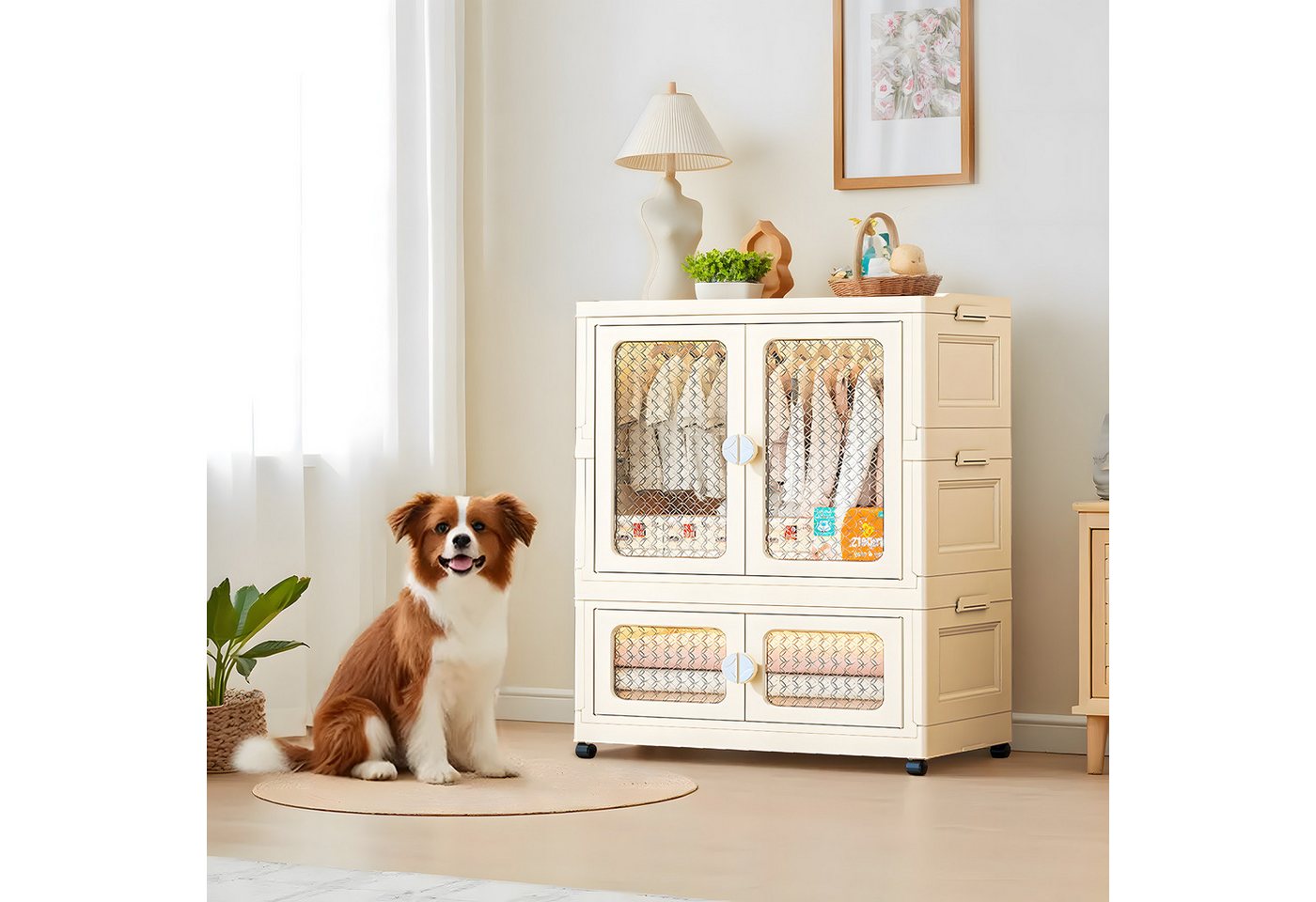 GarveeMore Mehrzweckschrank Kunststoff FreieAufstellung Hängend Garderobenschrank Klappbar Haushal 103x75x38cm Einfacher Aufbewahrungsschrank Snack Rack Diverses box GarveeMore Mehrzweckschrank Kunststoff FreieAufstellung Hängend Garderobenschrank Klappbar Haushal 103x75x38cm Einfacher Aufbewahrungsschrank Snack Rack Diverses box von GarveeMore