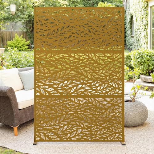 GarveeMore Paravent 3-Teilig Sichtschutz Outdoor Indoor Raumtrenner Terrasse Balkon Sichtschutzwände & -Paneele Freistehende Trennwand Mit Ständer Dekorativer Garten-Sichtschutz, 120x180Cm GarveeMore Paravent 3-Teilig Sichtschutz Outdoor Indoor Raumtrenner Terrasse Balkon Sichtschutzwände & -Paneele Freistehende Trennwand Mit Ständer Dekorativer Garten-Sichtschutz, 120x180Cm von GarveeMore