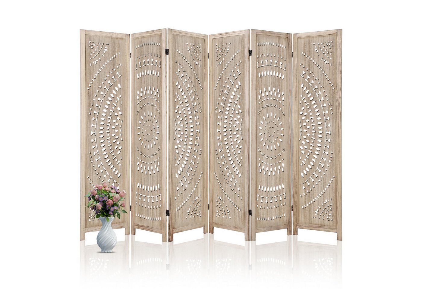 GarveeMore Paravent Klappbarer Raumteiler 6 Panels Holz Datenschutzschirme GarveeMore Paravent Klappbarer Raumteiler 6 Panels Holz Datenschutzschirme von GarveeMore