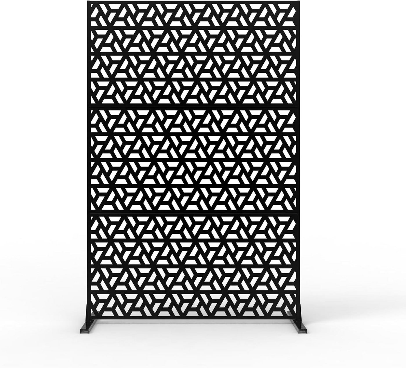 GarveeMore Paravent Metall Privatsphäre Bildschirm im Freien für Garten, Balkon von GarveeMore