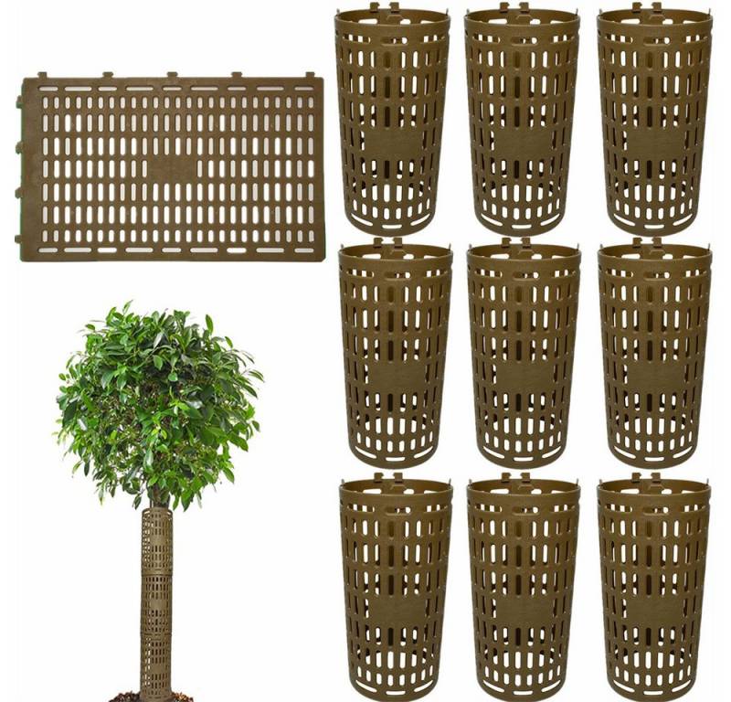 GarveeMore Pflanzeinsatz 10pcs Pflanze Stamm Protectors Baum Stamm Abdeckungen für Setzlinge von GarveeMore