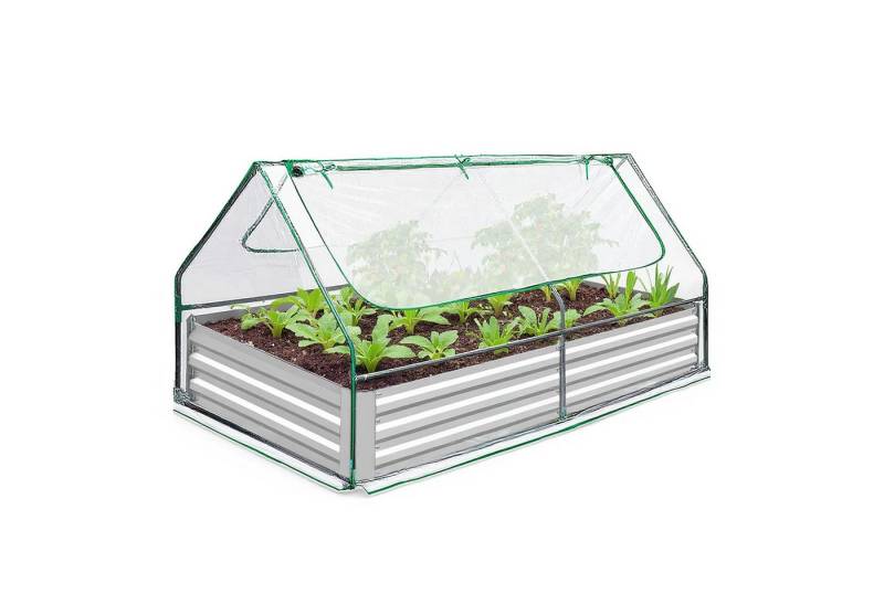 GarveeMore Pflanzkübel Erhobenes Gartenbett mit Gewächshaus im Freien erhöhte Planter Box GarveeMore Pflanzkübel Erhobenes Gartenbett mit Gewächshaus im Freien erhöhte Planter Box von GarveeMore