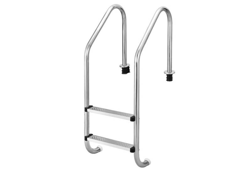 GarveeMore Poolleiter Edelstahl Poolleiter mit 2/4 Stufen Pool Handlauf Pool Treppe von GarveeMore