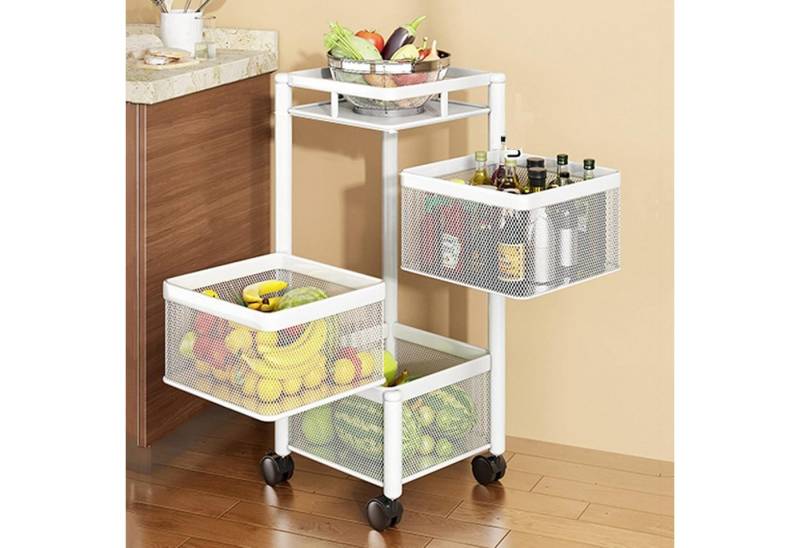 GarveeMore Rollwagen Beistellwagen Servierwagen Susi mit 3/4/5 Körben, Rollwagen, Steigen Servierwagen mit Ablagekörben GarveeMore Rollwagen Beistellwagen Servierwagen Susi mit 3/4/5 Körben, Rollwagen, Steigen Servierwagen mit Ablagekörben von GarveeMore