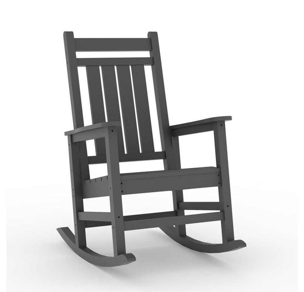 GarveeMore Schaukelsessel Schaukelstühle Oversized High Back Veranda Rocker für Patio Deck von GarveeMore