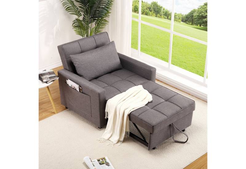 GarveeMore Schlafsofa 3-In-1 Bettsofa mit Schlaffunktion Faltbares Einzelsofa Klappsofa von GarveeMore