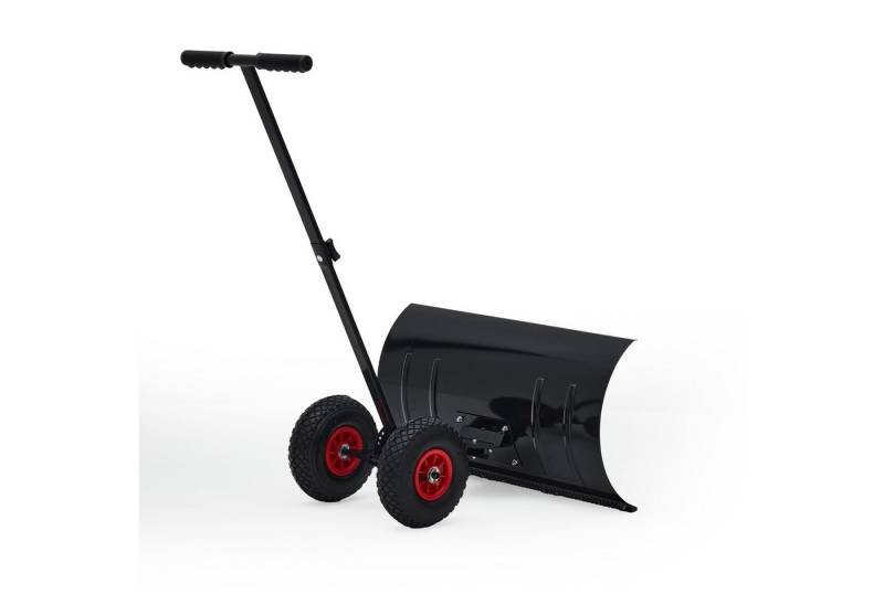 GarveeMore Schneeräumer Schneeschaufel auf Rädern höhenverstellbar von GarveeMore