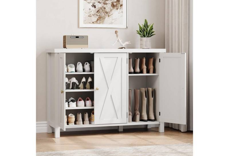 GarveeMore Schuhschrank Großer Schuhschrank mit 4 Ebenen GarveeMore Schuhschrank Großer Schuhschrank mit 4 Ebenen von GarveeMore