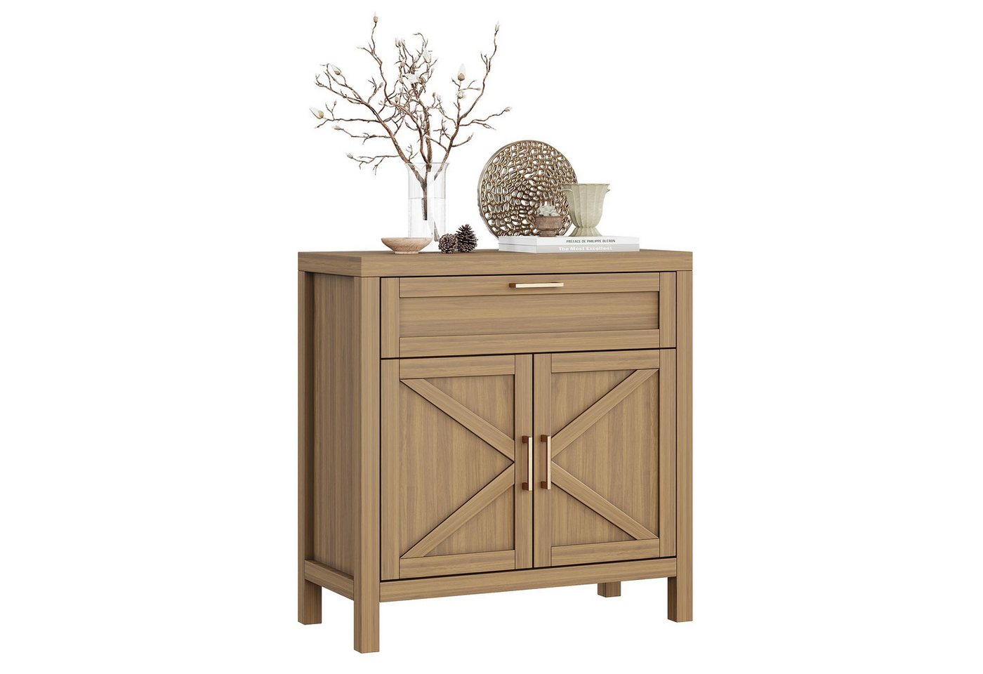 GarveeMore Sideboard 34,3" Buffet Schrank Sideboard mit Storage, mit 2 Türen und Regal GarveeMore Sideboard 34,3" Buffet Schrank Sideboard mit Storage, mit 2 Türen und Regal von GarveeMore