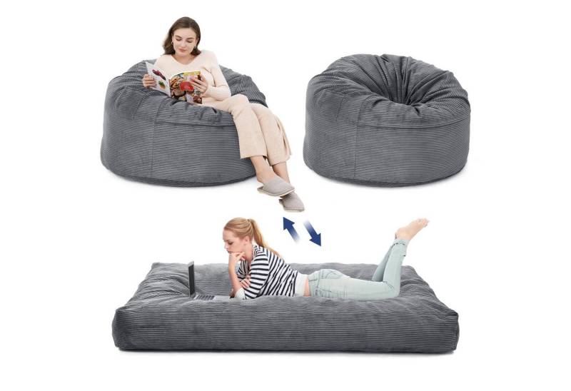 GarveeMore Sitzsack Sessel Bodensessel Beanbag aus Cord für Erwachsene & Kinder von GarveeMore