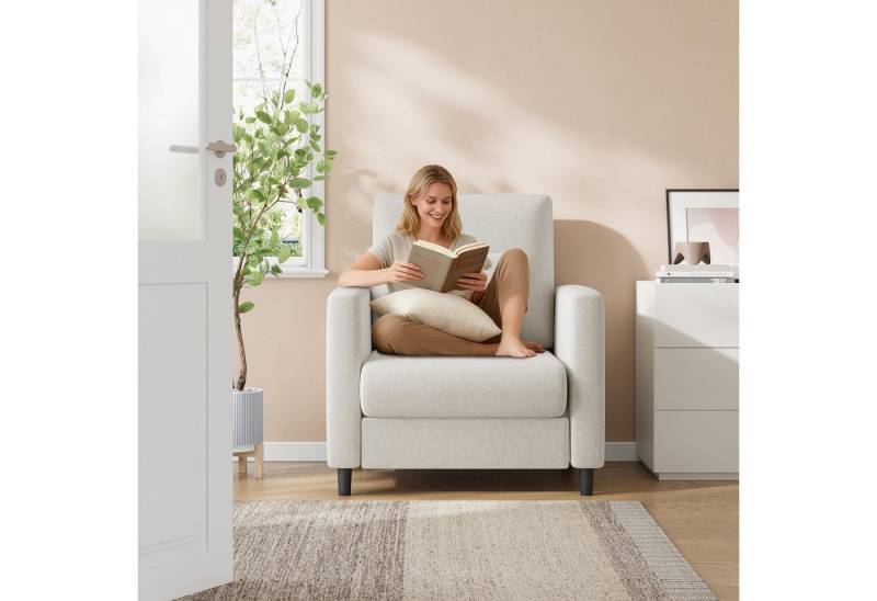 GarveeMore Sofa halbkomprimiertes Einzelsitzsofa,mit abnehmbaren und waschbarenBezügen, 86x82x76CM Lesesessel für das Schlafzimmer, werkzeugloser Aufbau GarveeMore Sofa halbkomprimiertes Einzelsitzsofa,mit abnehmbaren und waschbarenBezügen, 86x82x76CM Lesesessel für das Schlafzimmer, werkzeugloser Aufbau von GarveeMore