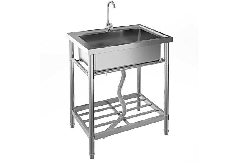 GarveeMore Spülkasten Edelstahl Waschbecken, Küchenwaschbecken, mit 1 Waschbecken von GarveeMore