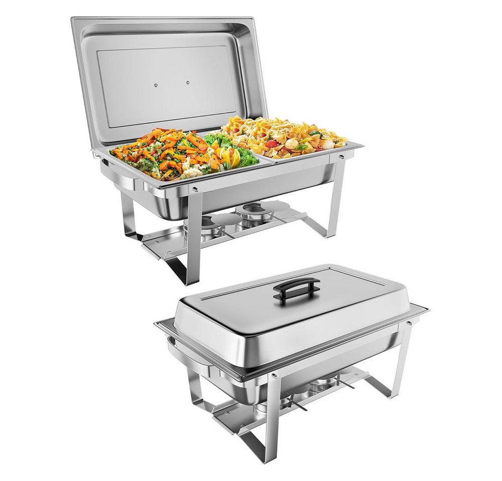 GarveeMore Stövchen Chafing Geschirr für Buffet Set Chafers und Buffet Warmer Sets von GarveeMore