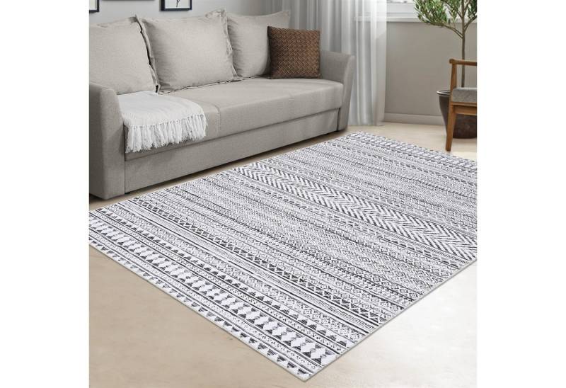 GarveeMore Teppich, rechteckig,1150GSM,Böhmen,Kurzflor,Pflegeleicht,maschinenwaschbar von GarveeMore