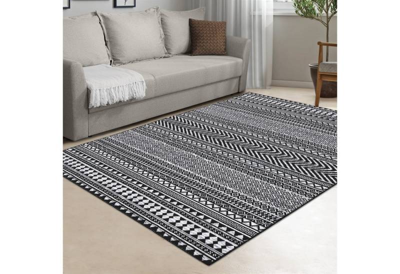 GarveeMore Teppich, rechteckig,1150GSM,Böhmen,Kurzflor,Pflegeleicht,maschinenwaschbar von GarveeMore